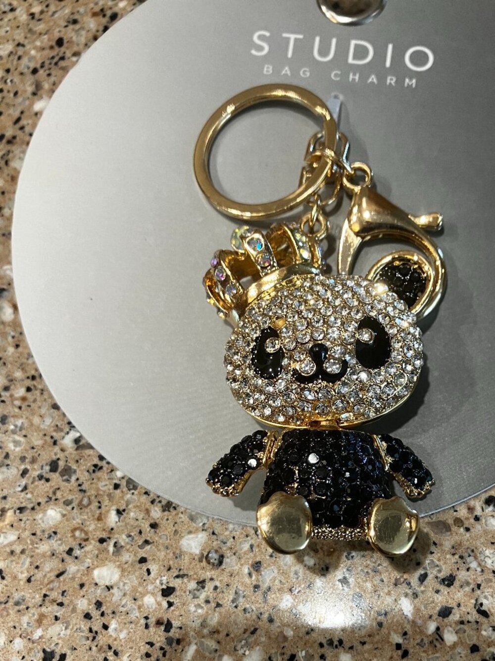 Studio Panda Bling Rhineston Bag Clip!! NEW